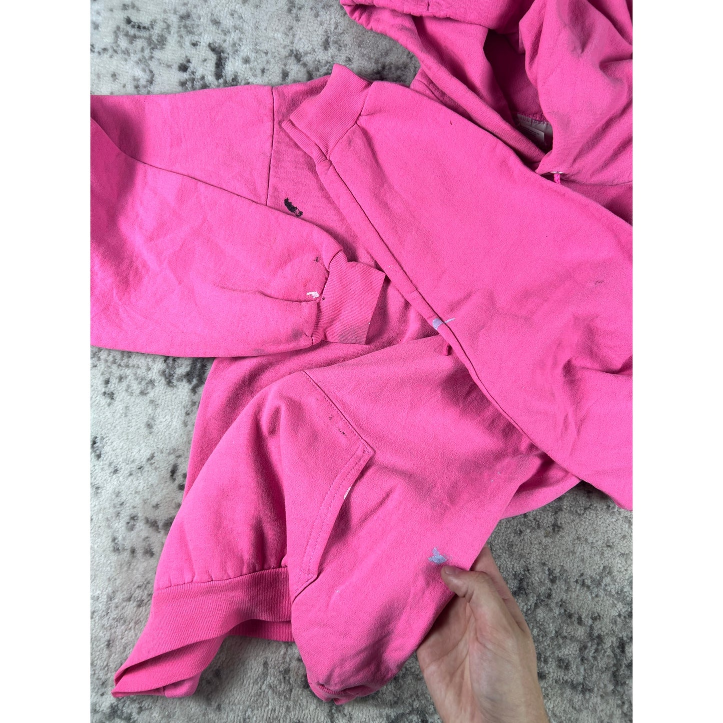 Vintage Ford Spellout Hoodie - M