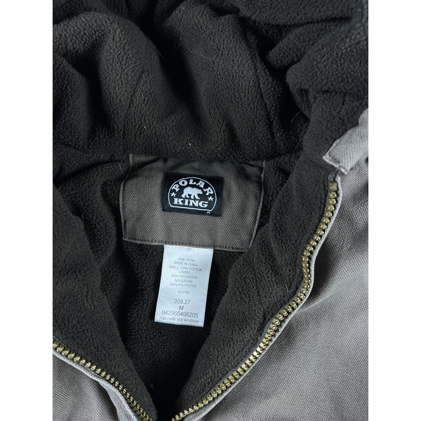 Polar King Canvas Jacket Youth - M/10