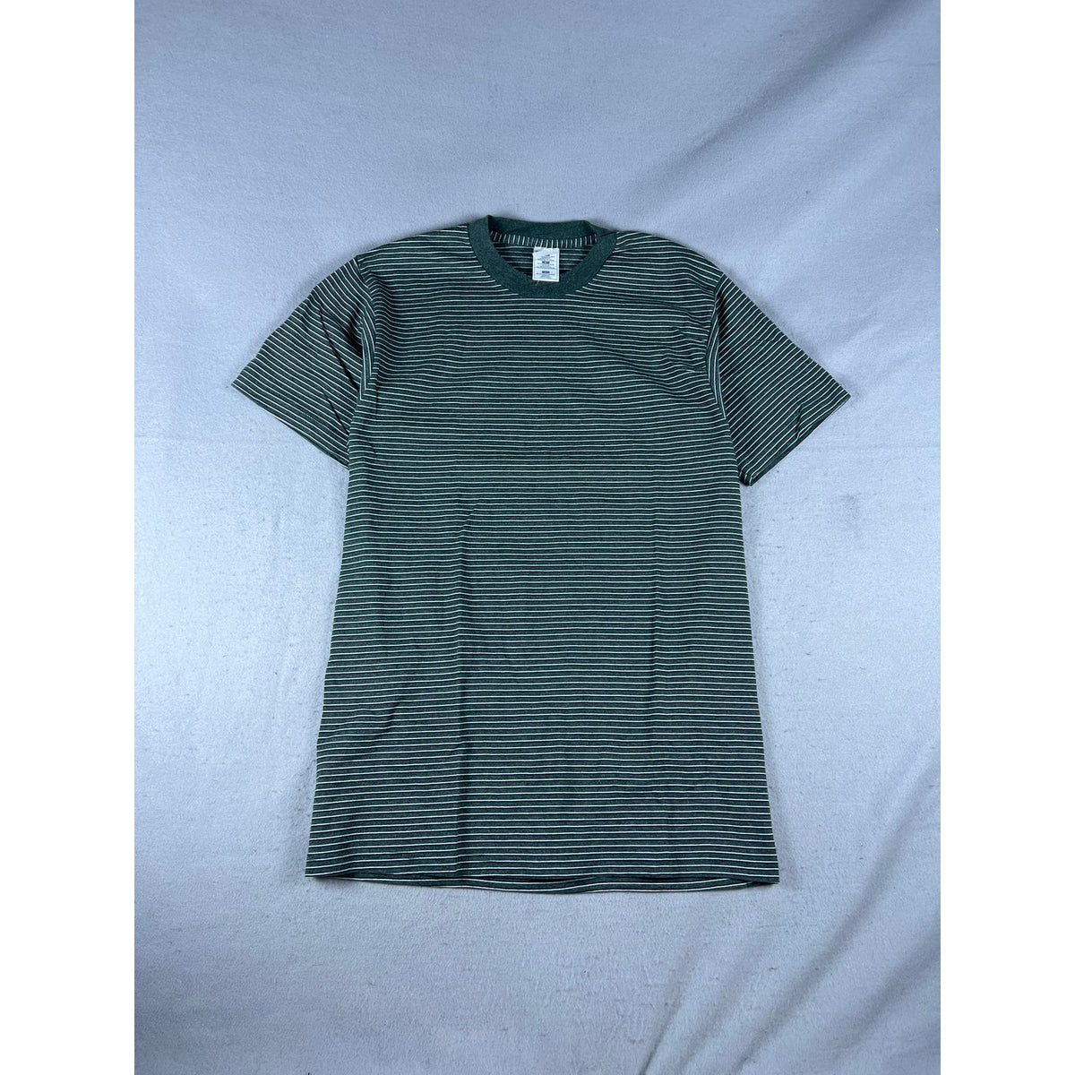 Vintage 90s Striped Single Stitch T-Shirt - L