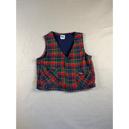 Vintage OshKosh B'gosh Flannel Vest Boys - 7