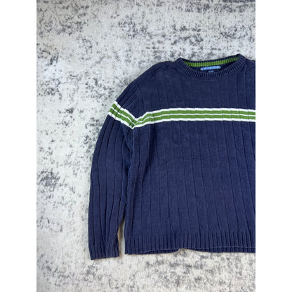 Y2k Navy Extreame Gear Stripped Shirt - L