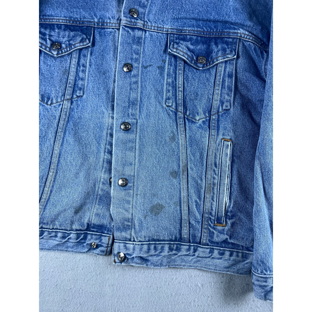 Vintage Disabled American Veterans Denim Jacket - XL
