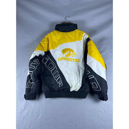 Mens Vintage 90's Iowa Hawkeyes Puffer Coat - L