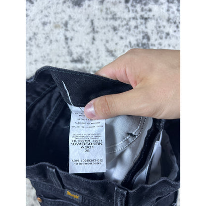 Wrangler Black Denim Shorts Womens - 28