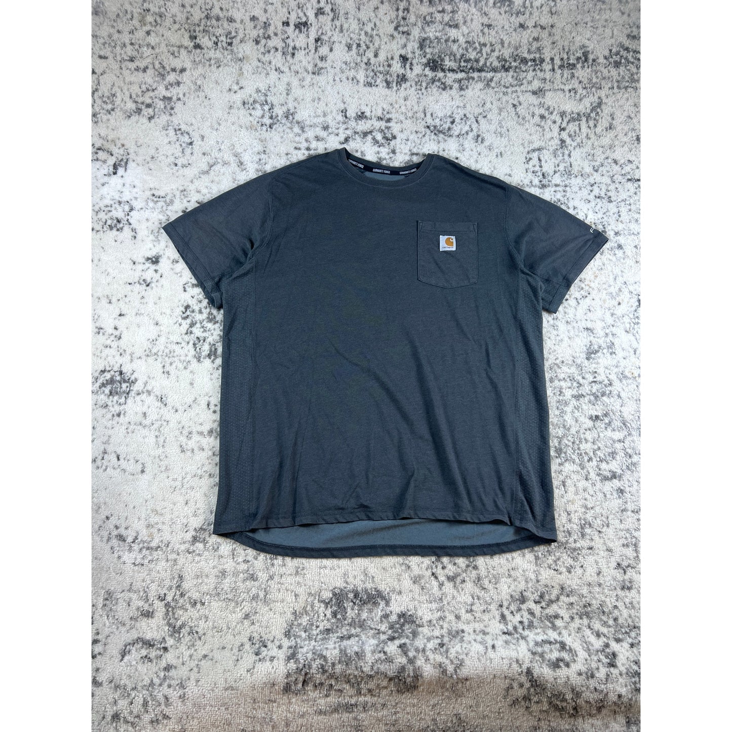 Gray Carhartt Pocket Logo T-shirt - L