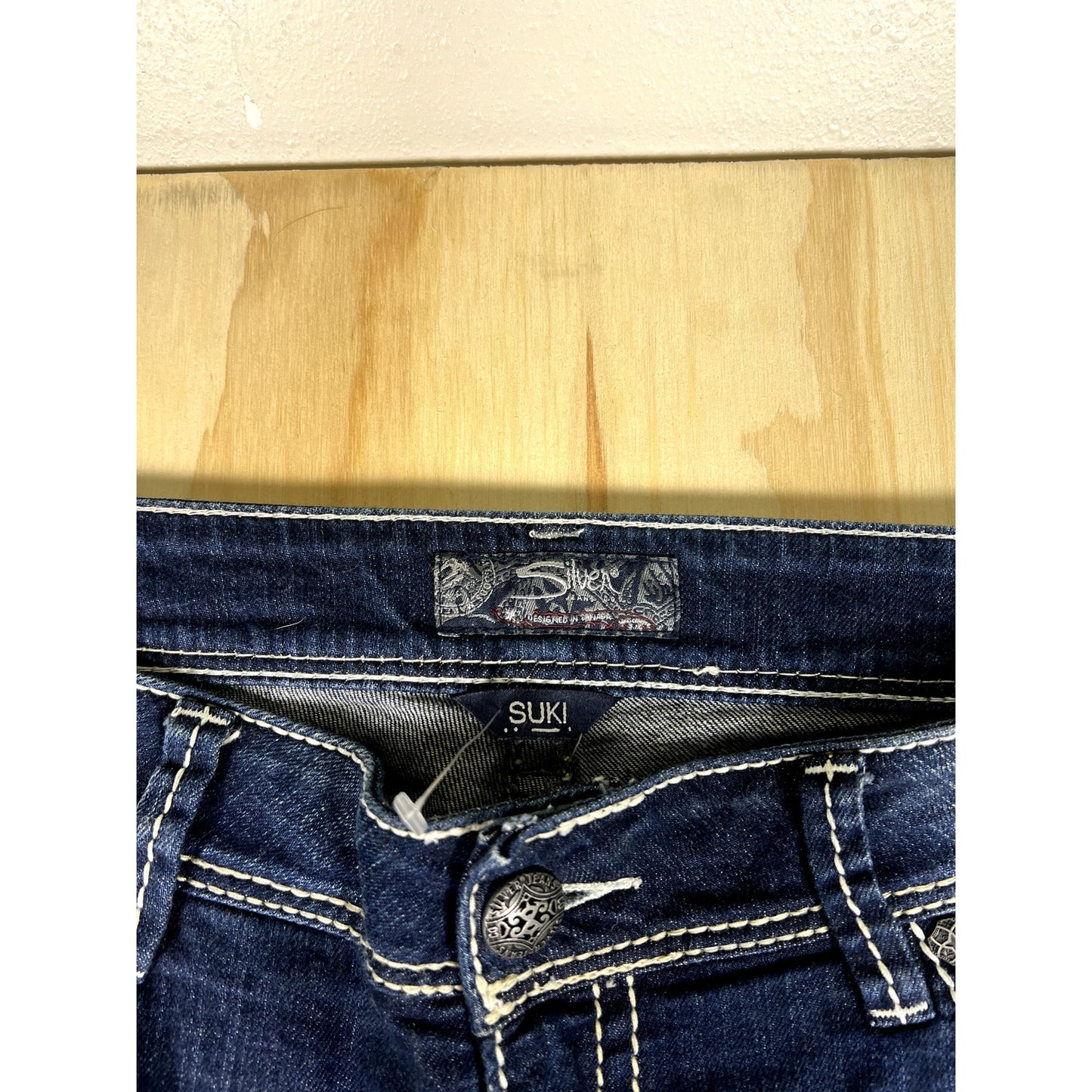 Silver Denim Jeans Y2k Size 34x30 Boot Cut Pants