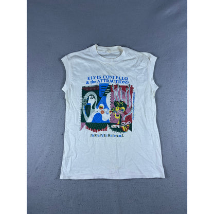 Vintage Elvis Costello USA Tour 1982 Tank Top - XS