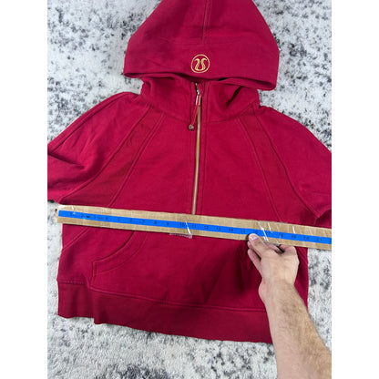 Lululemon Red Scuba Oversized Hoodie - XS/S