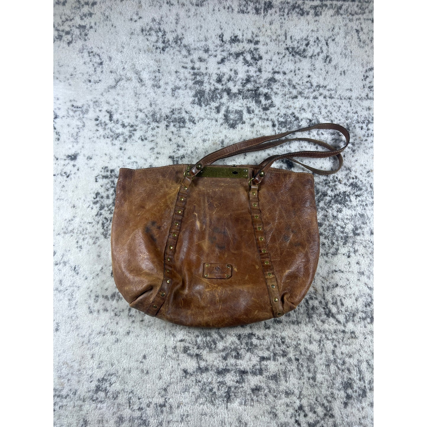 Vintage PATRICIA NASH 100% Leather Tote