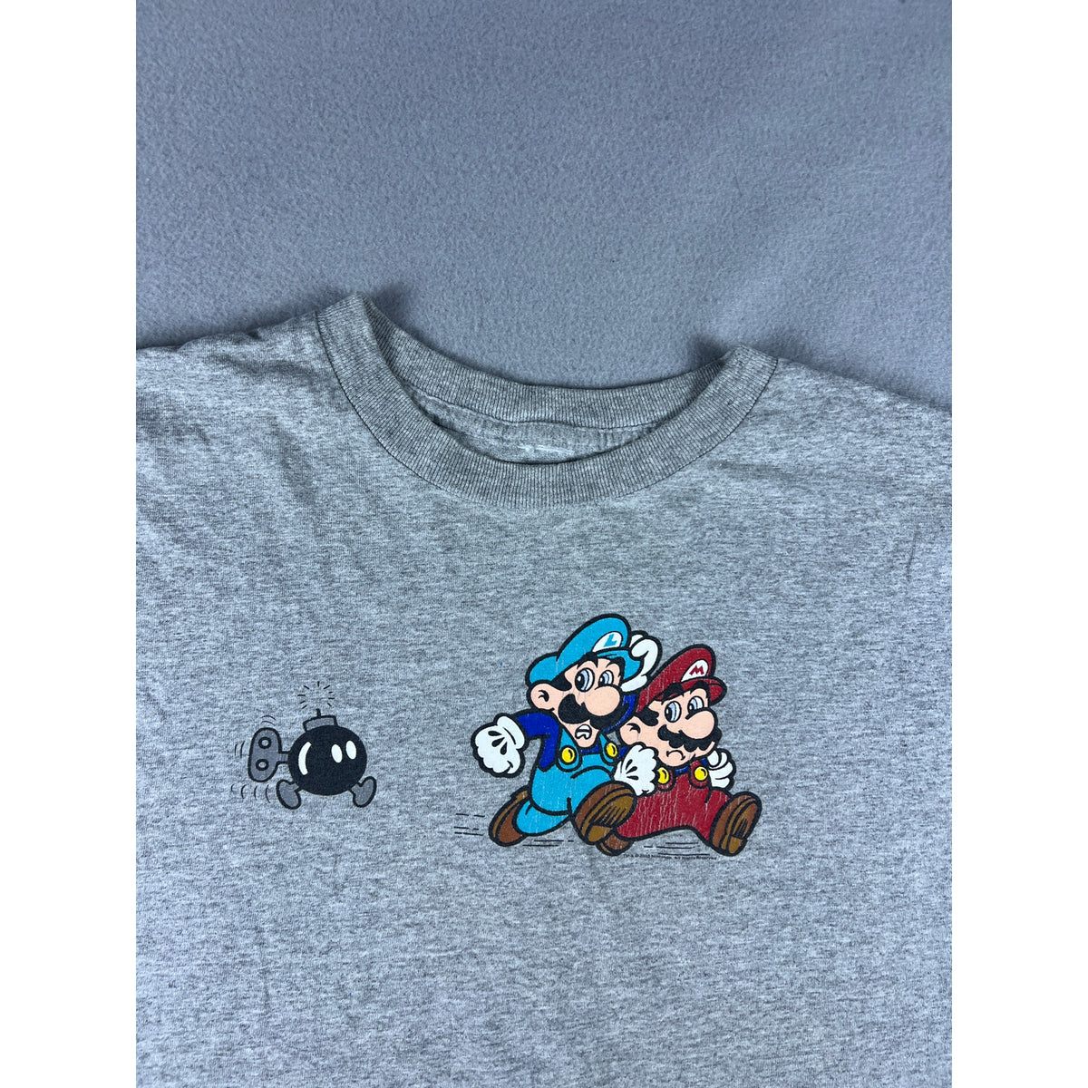 Vintage 2003 Nintendo Mario Luigi Bob-Omb T-Shirt - L