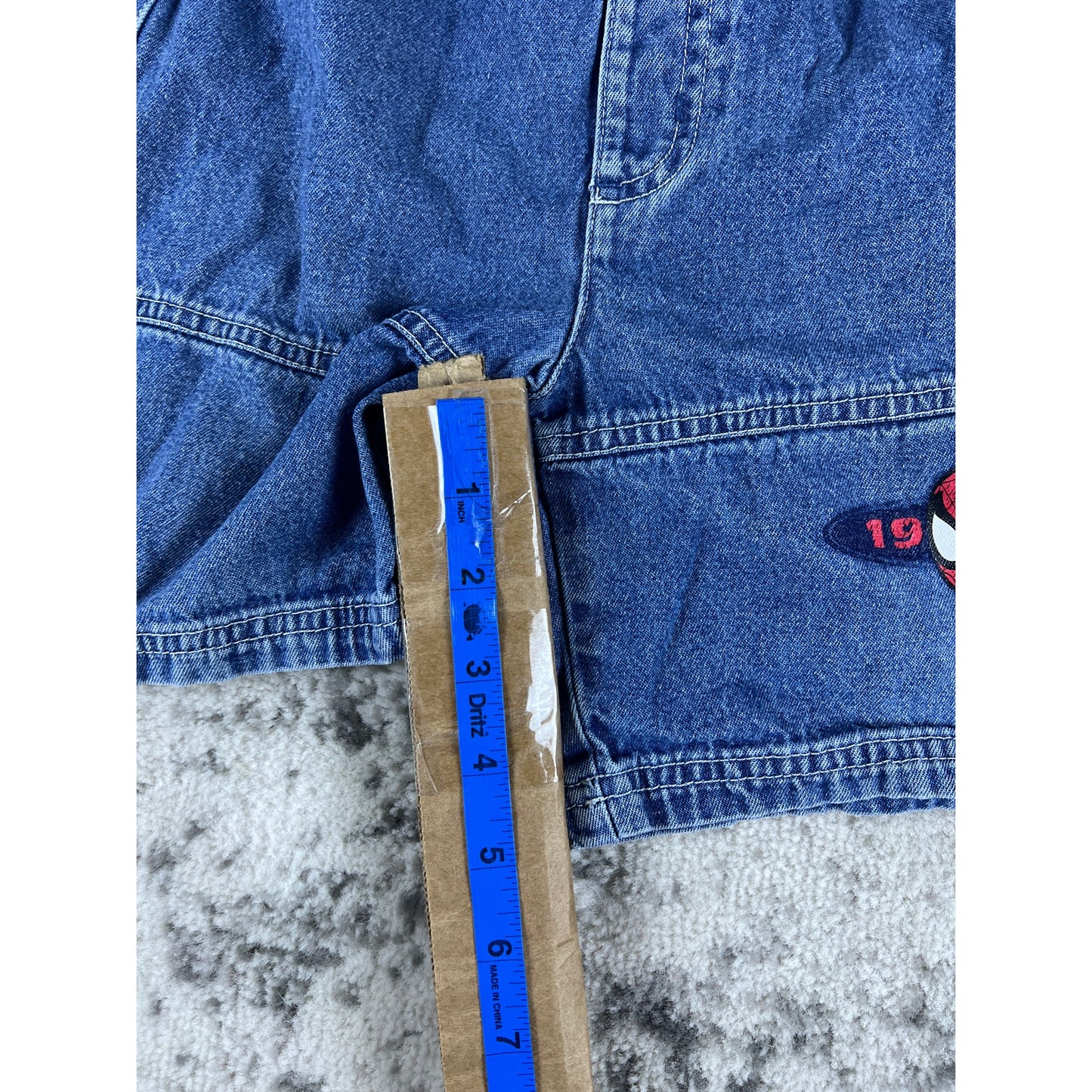 Vintage Spider Man Denim Shorts - 3T