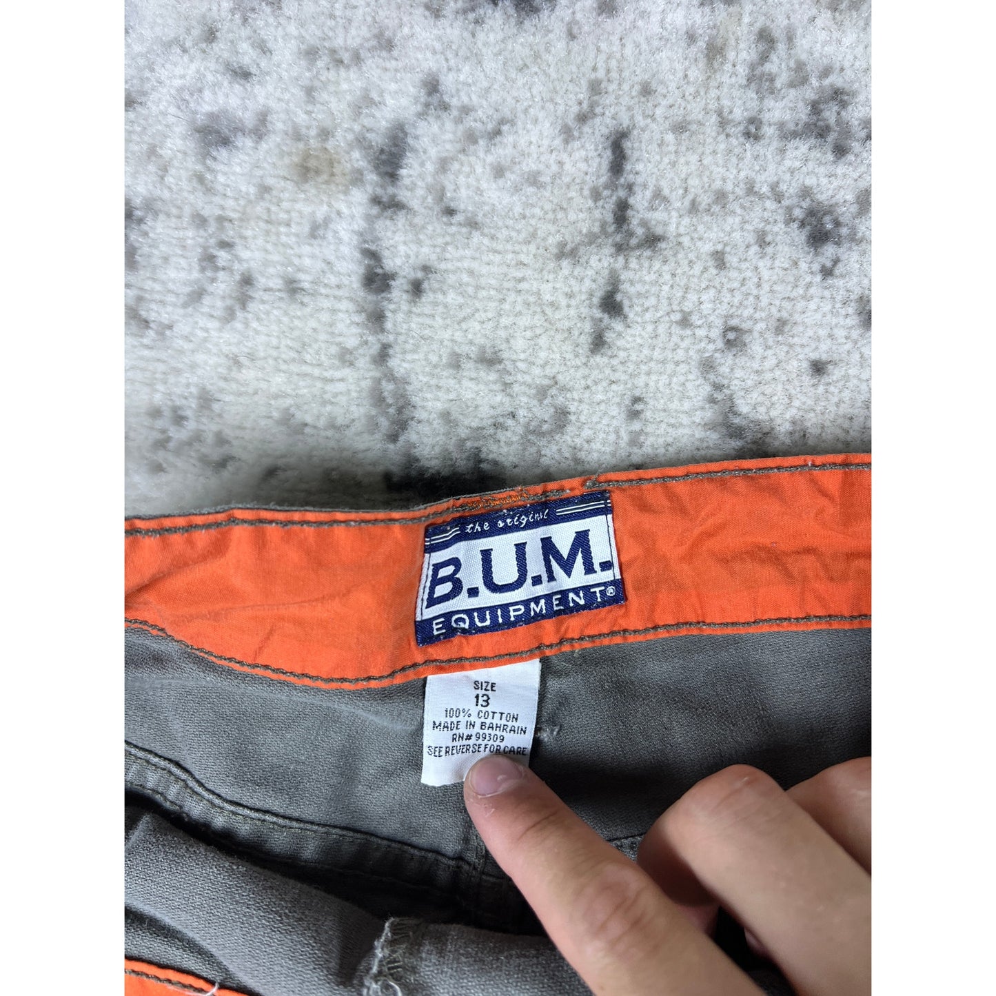 Vintage Green BUM Equiptment Low Rise Shorts - 13