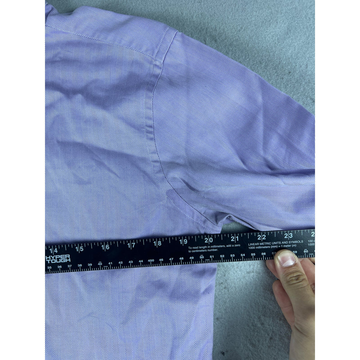 Hammer Made Herringbone Dress Shirt - 15.5