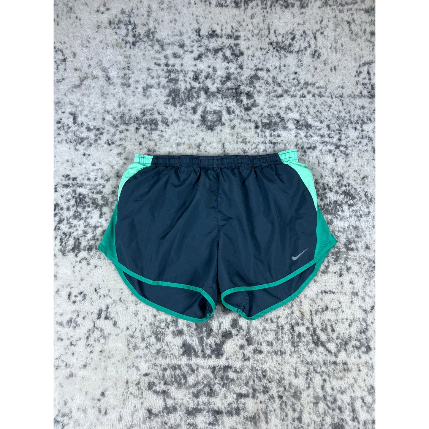 Teal Green Nike Swoosh Shorts - M