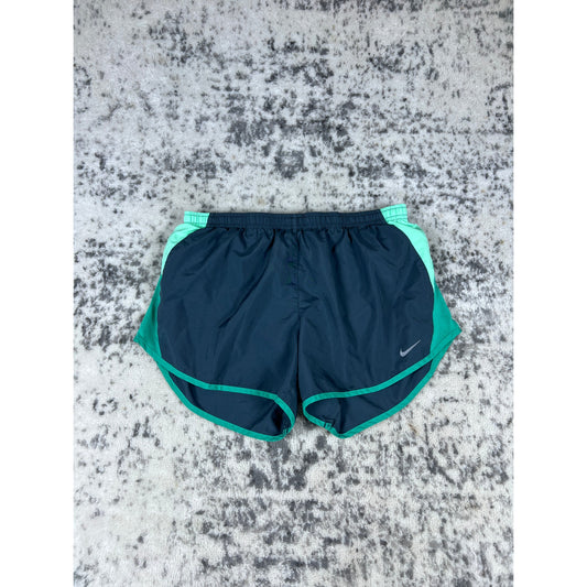 Teal Green Nike Swoosh Shorts - M