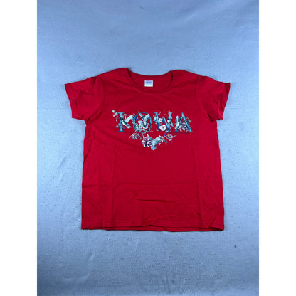 Iowa Floral Hummingbird Top Womens - M