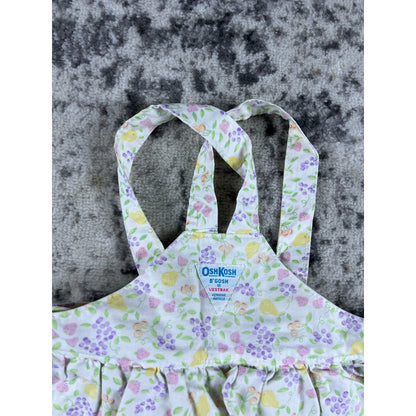 80's Vintage Floral Oshkosh B'gosh Shortalls - 2T