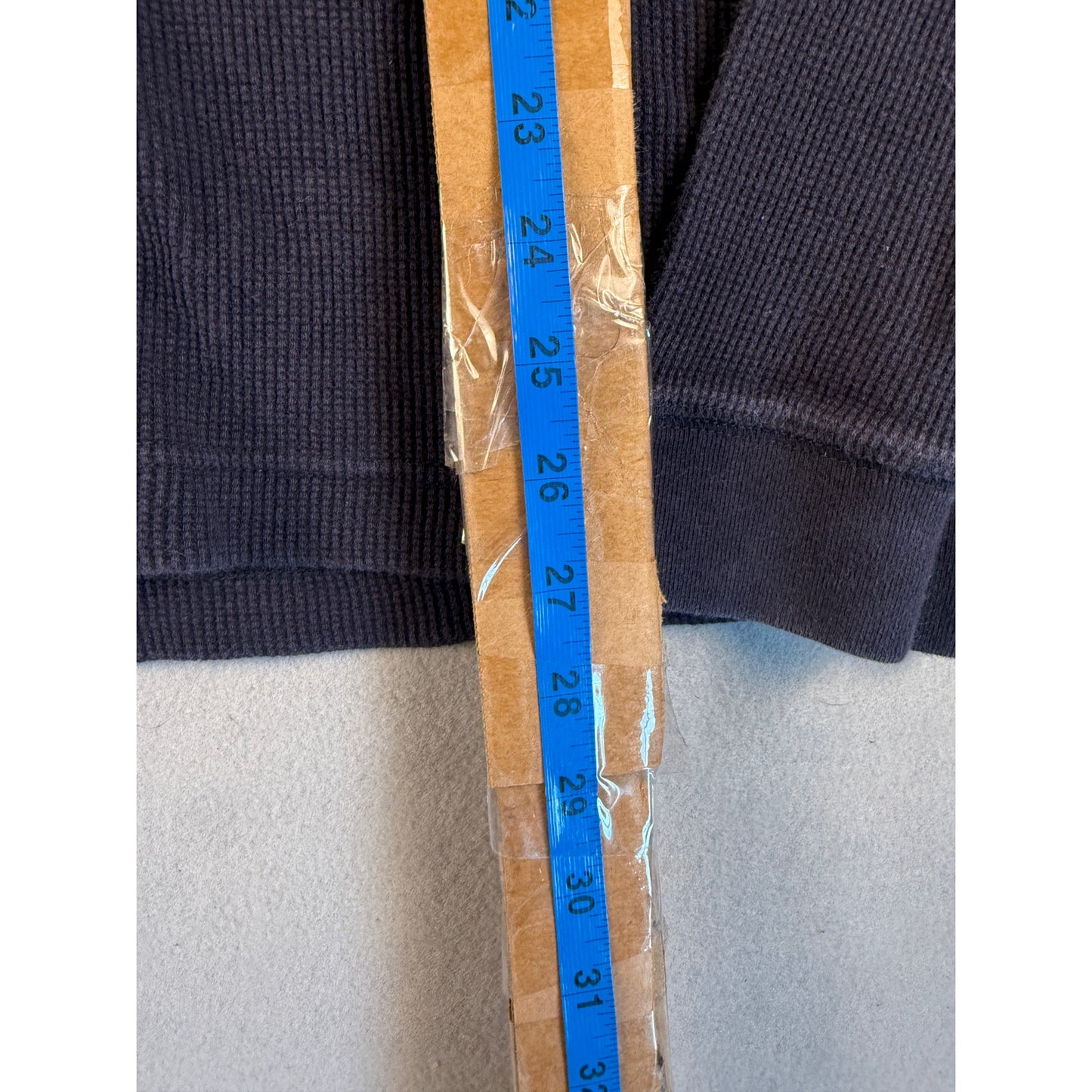 St John's Bay Henley Thermal Knit Shirt - L