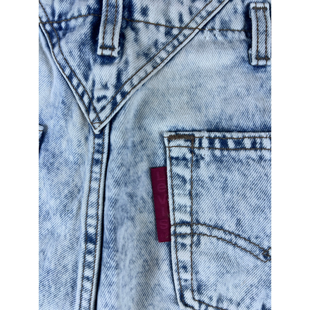 Vintage Levi's Acid Wash Denim Shorts Womens - XS