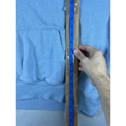 Reebok Center Logo Blue Hoodie - L