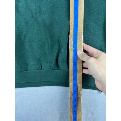Forest Green Vintage Blank Crewneck sz medium Fruit of the loom 90s Outdoors