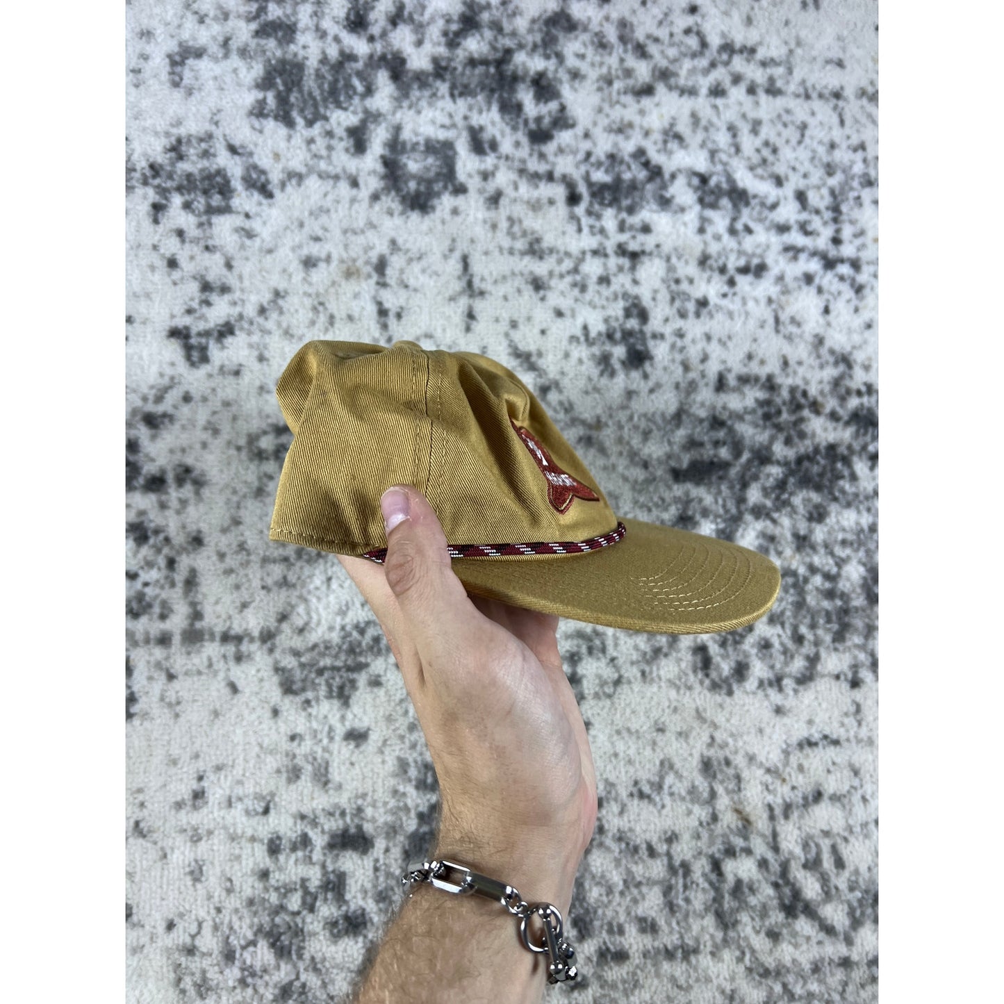 Vintage Tan Miller High Life Rope Hat