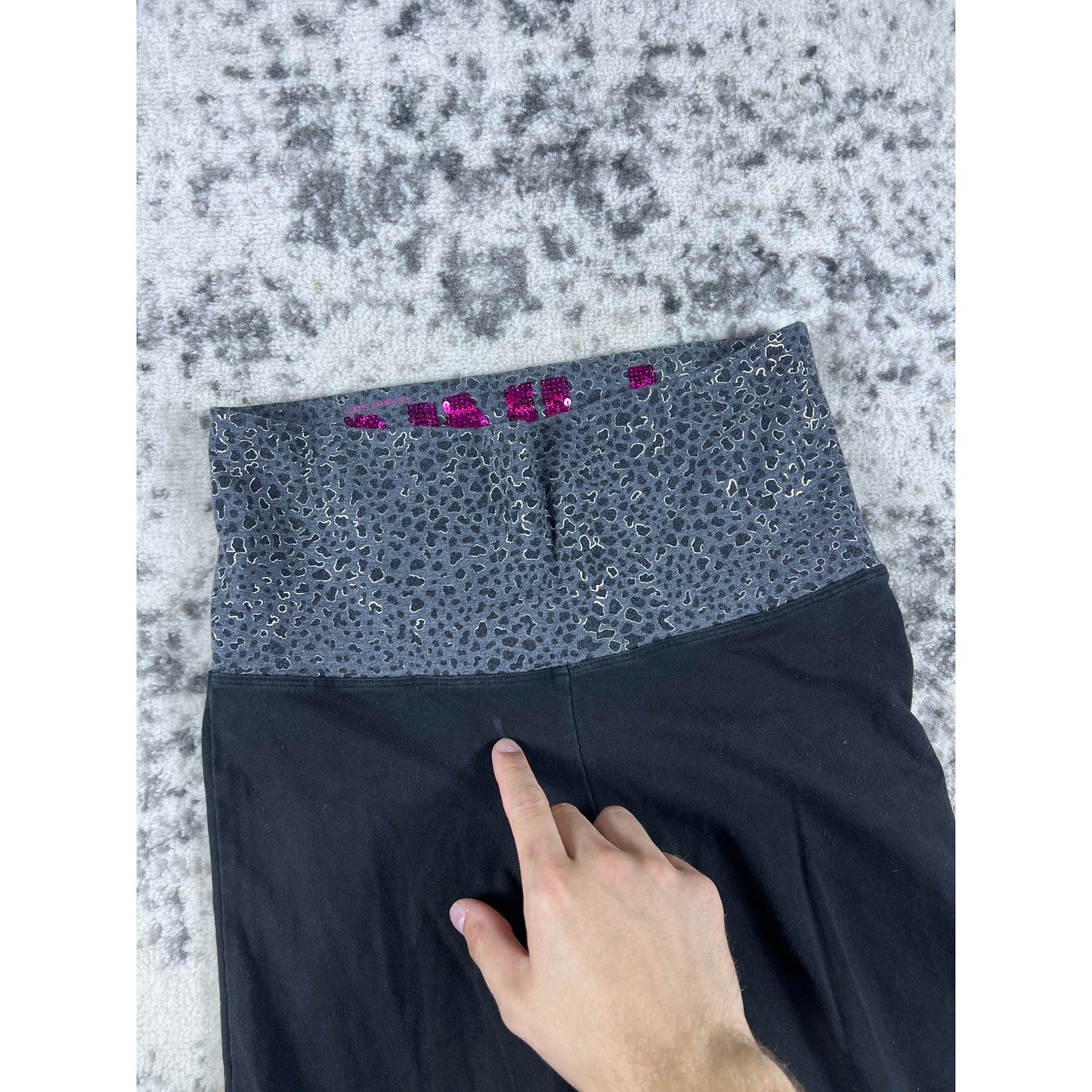 Y2k Victoria's Secret Leopard Print PINK pants - S