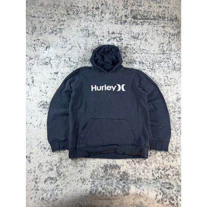 Hurley Spellout Hoodie Mens - L