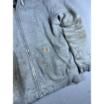 Carhartt Grunge Distressed Hoodie - L