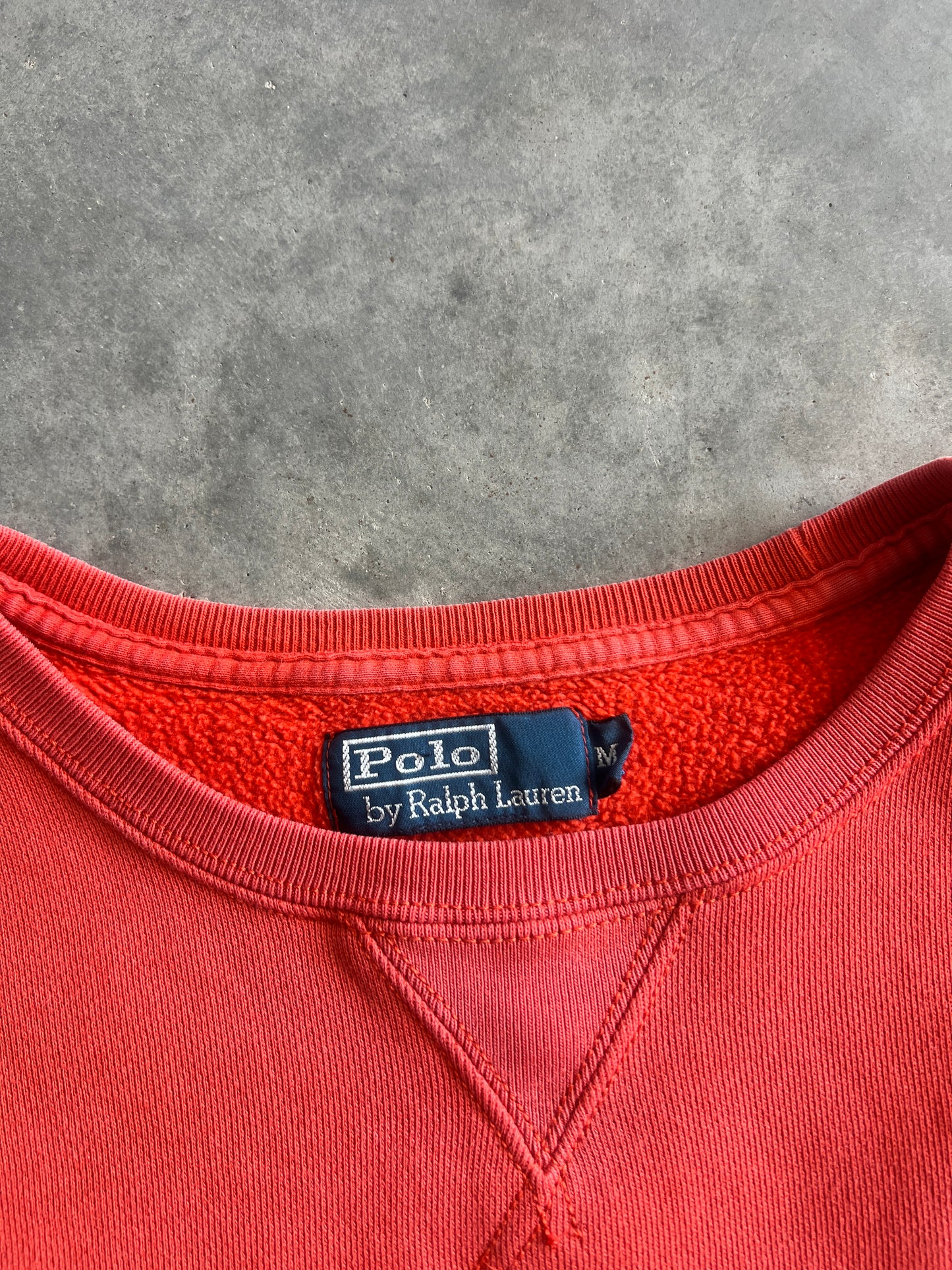 Vintage Salmon Polo Ralph Lauren Crew - M