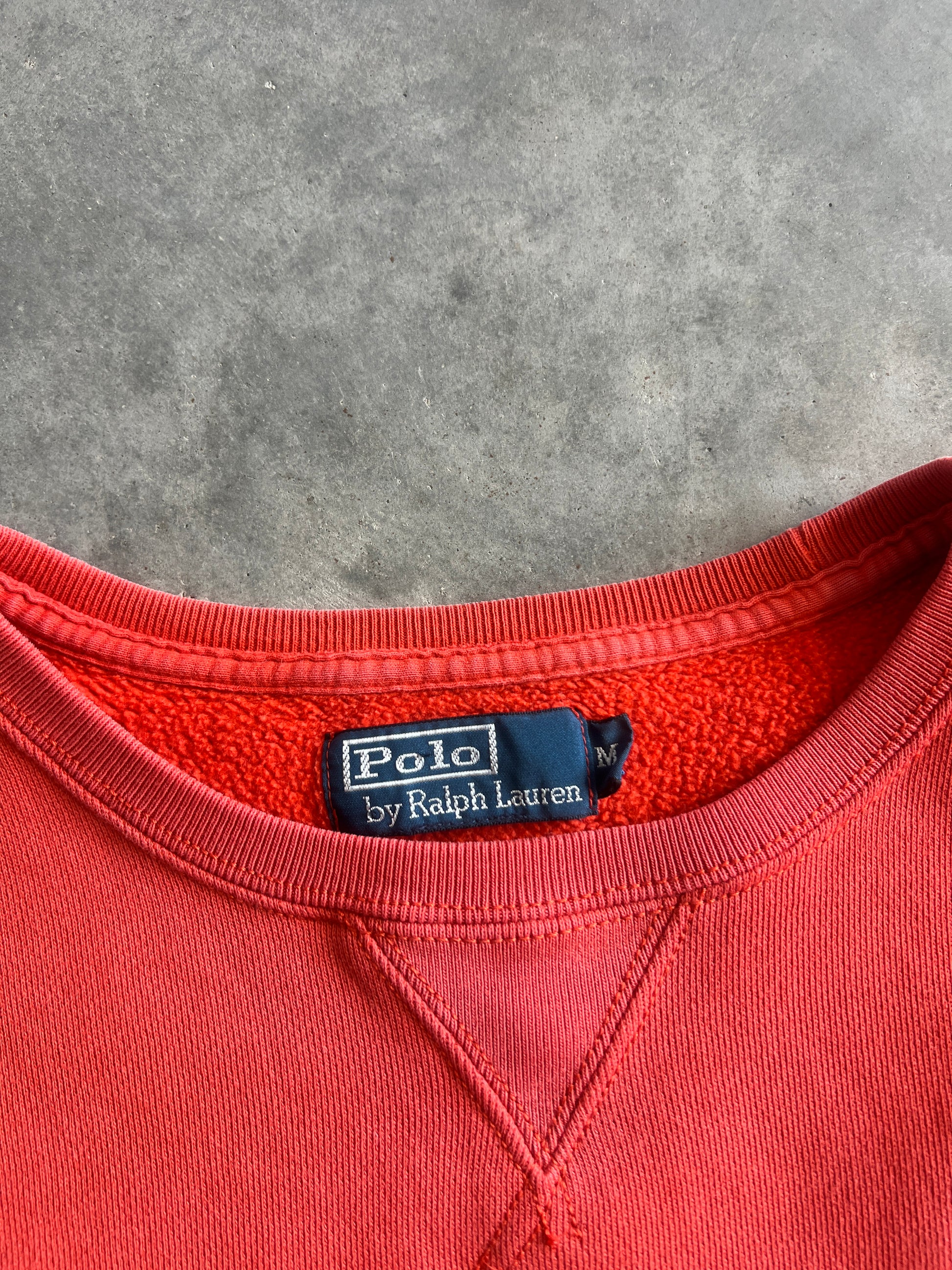 Vintage Salmon Polo Ralph Lauren Crew - M