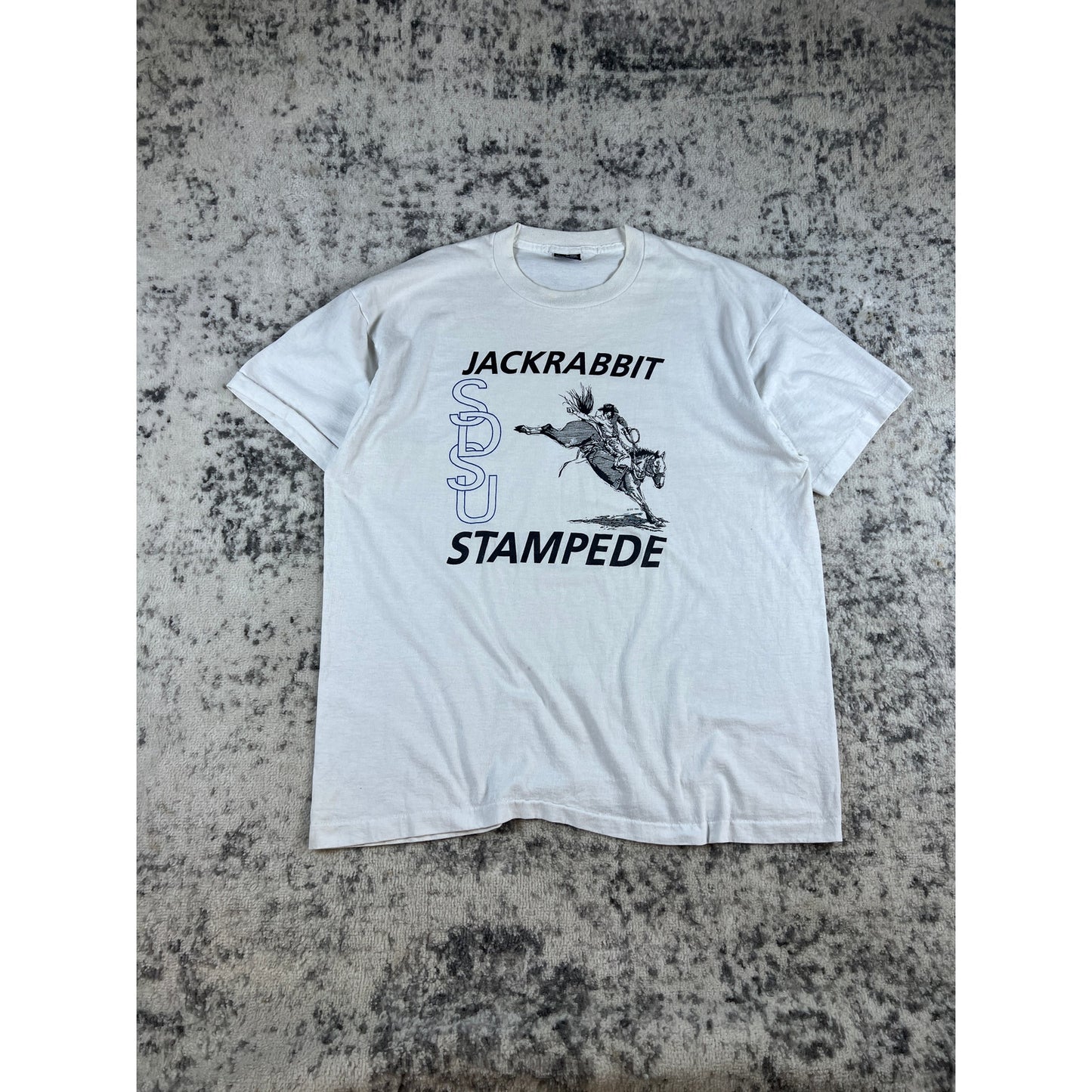 Vintage SDSU Collage Stampede T-shirt - XL