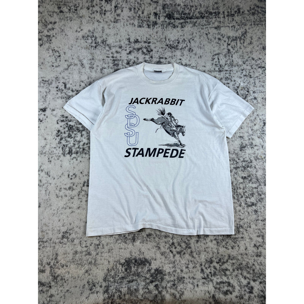 Vintage SDSU Collage Stampede T-shirt - XL