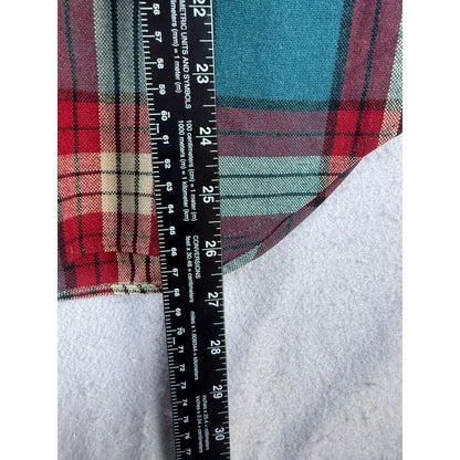 Vintage Arrow Flannel Plaid Shirt - L
