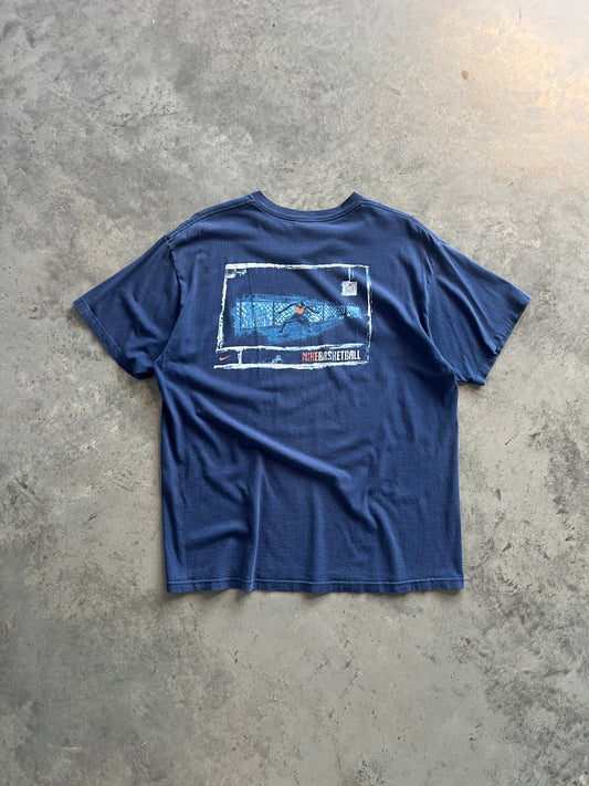 Vintage Navy Blue Nike Baseball Shirt - L