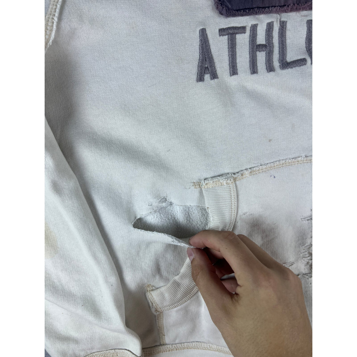 Aeropostale Distressed Grunge Hoodie - M