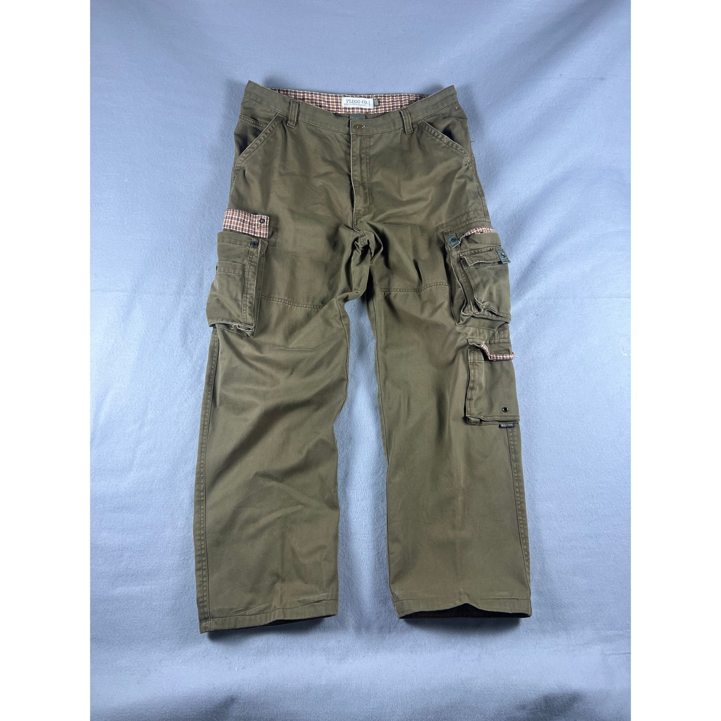 Plugg Y2K Baggy Cargo Pants - 36x32