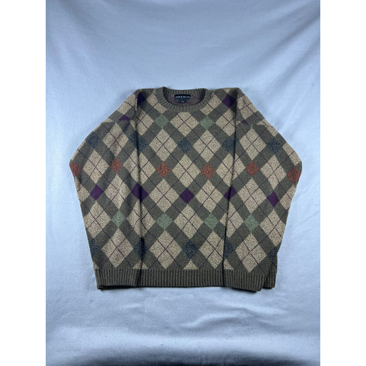 Vintage Croft & Barrow Argyle Sweater - LT