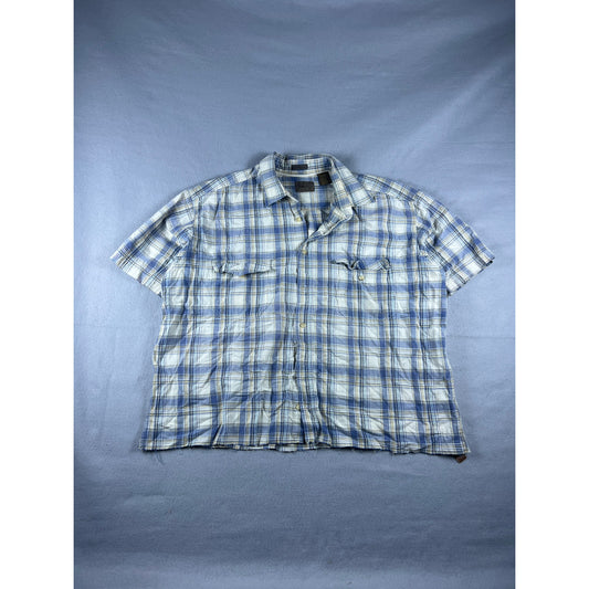 St Johns Bay Broken Crosshatch Shirt - XL