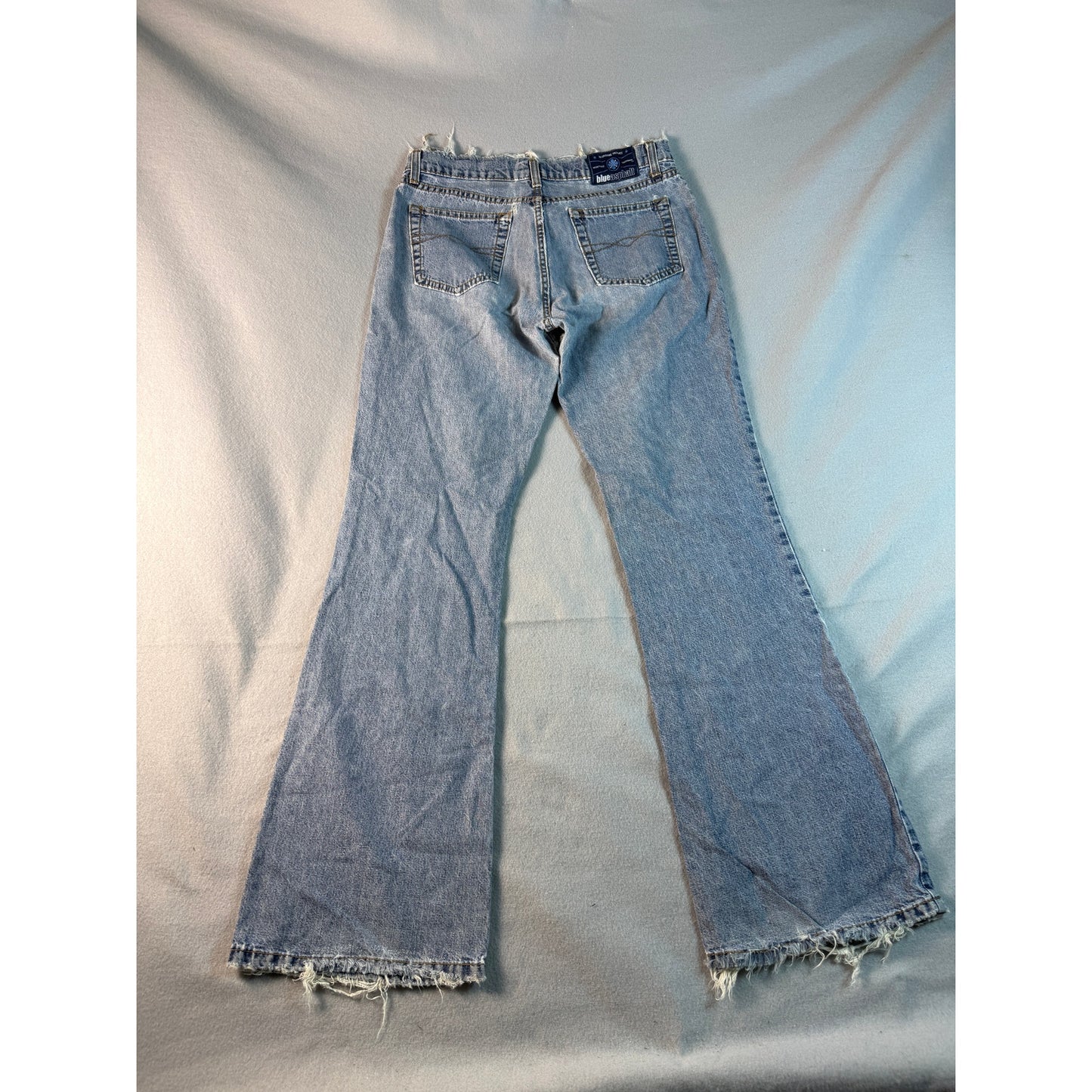 Vintage Y2K Blue Asphalt Flare Jeans - 9