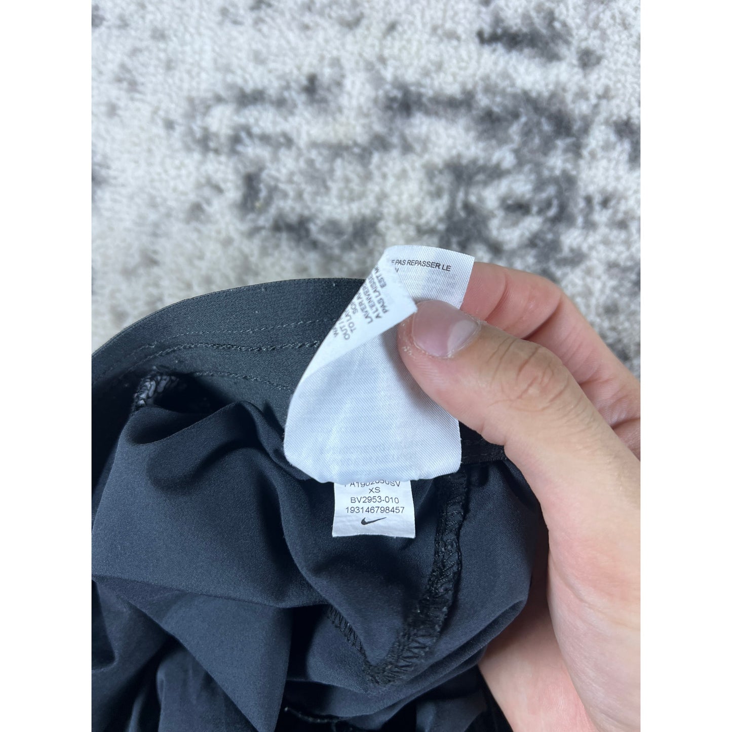 2000's Black Nike Swoosh Shorts - M