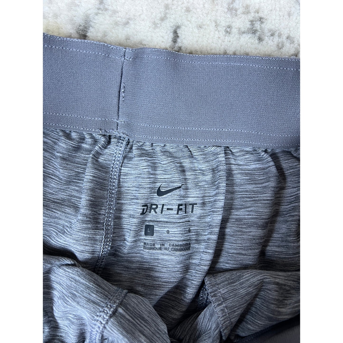Nike Grey Dri-FIT Shorts - L