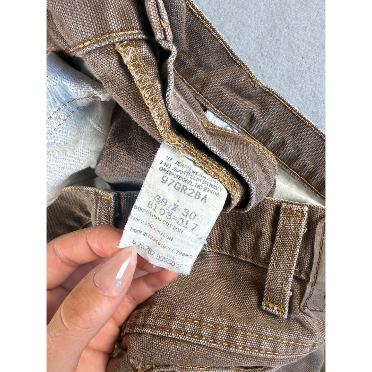 Wrangler Brushpopper Canvas Pants - 38x30