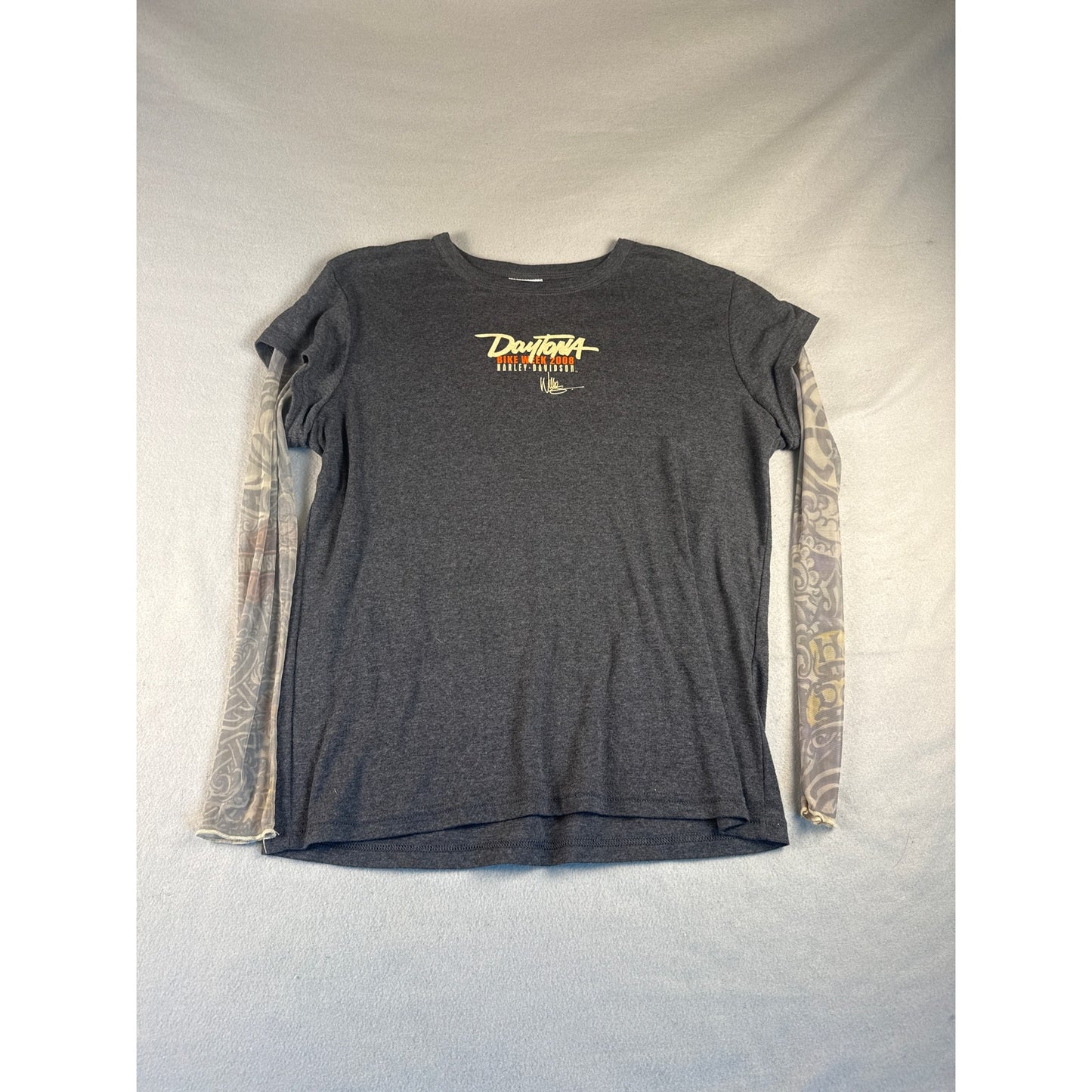 Vintage Harley Davidson Daytona Bike Week 2008 Top Womens - XL