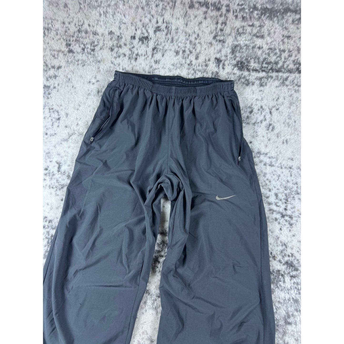 Nike Track Pants Mens L Dri-Fit Relaxed Athleisure Zip Hem Performance Workout
