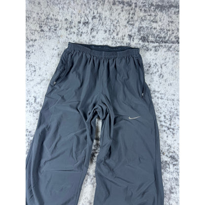 Nike Track Pants Mens L Dri-Fit Relaxed Athleisure Zip Hem Performance Workout
