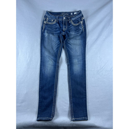 Miss Me Signature Skinny Embellished Jeans - 29