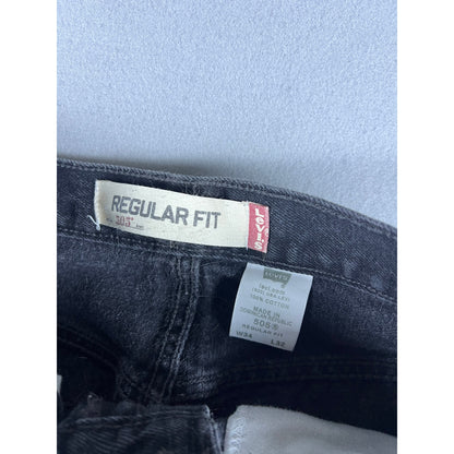 Vintage Black Levi Regular Fit Jeans - 34