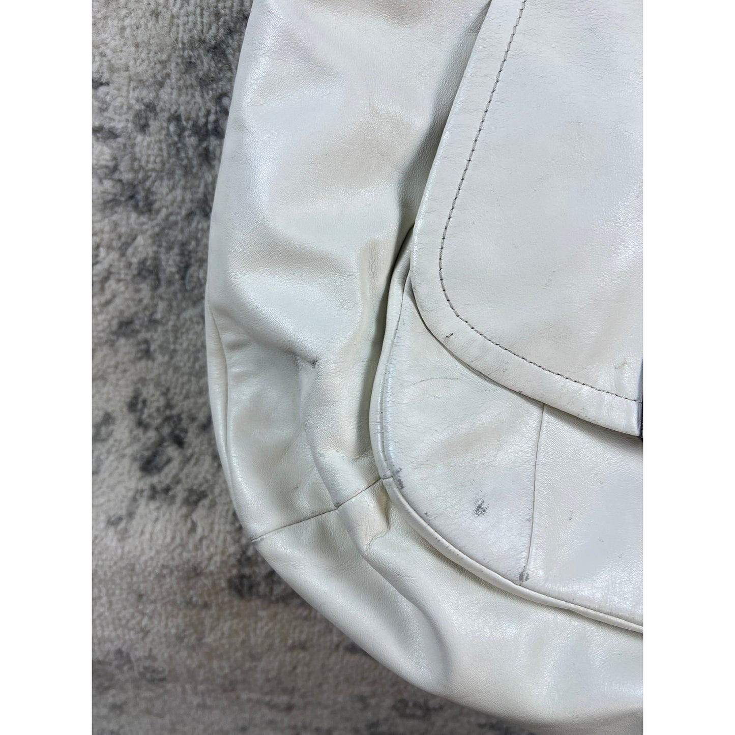Vintage Coach Kristin White leather Hobo Bag