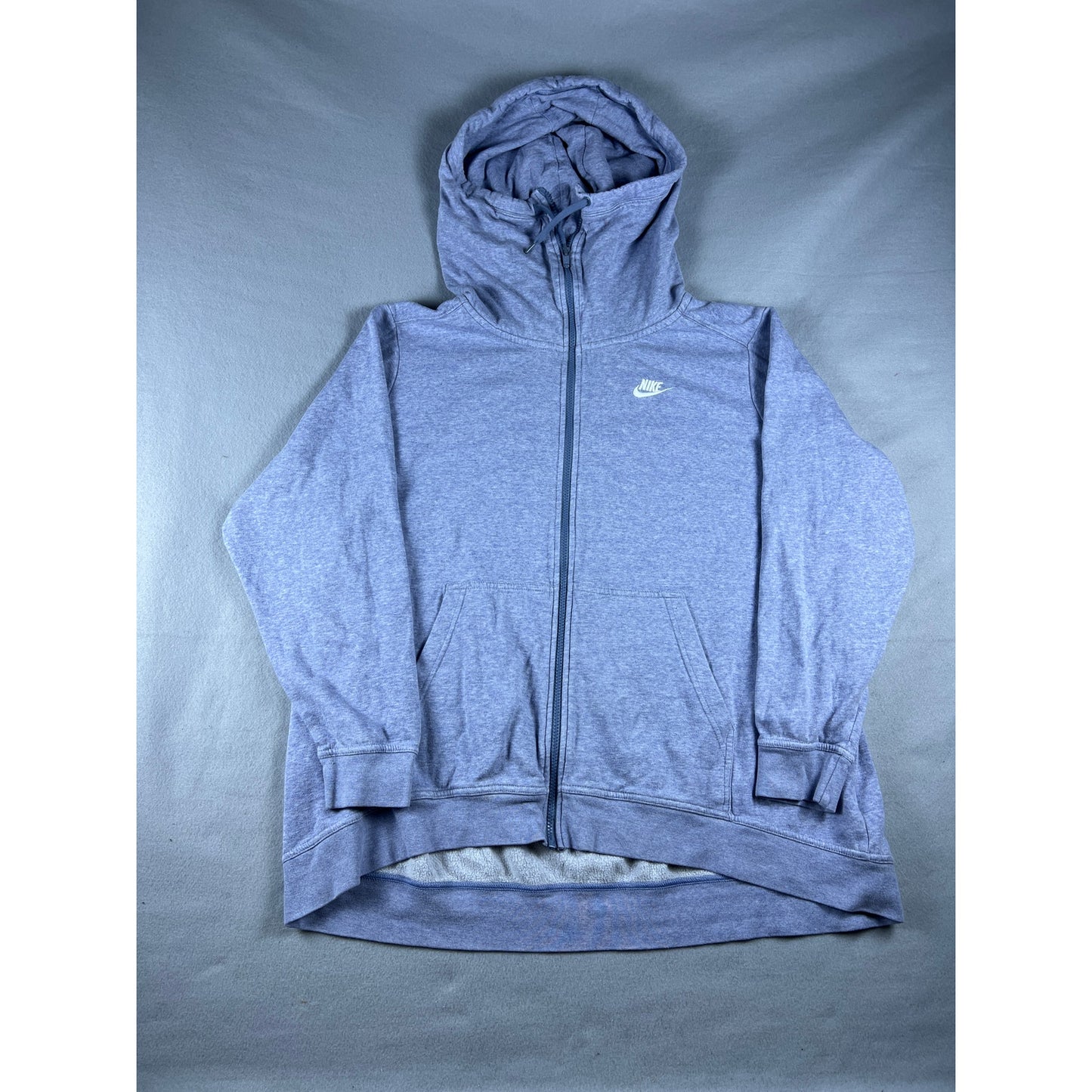 Nike Funnel Neck Hoodie Purple Full Zip - 3XL